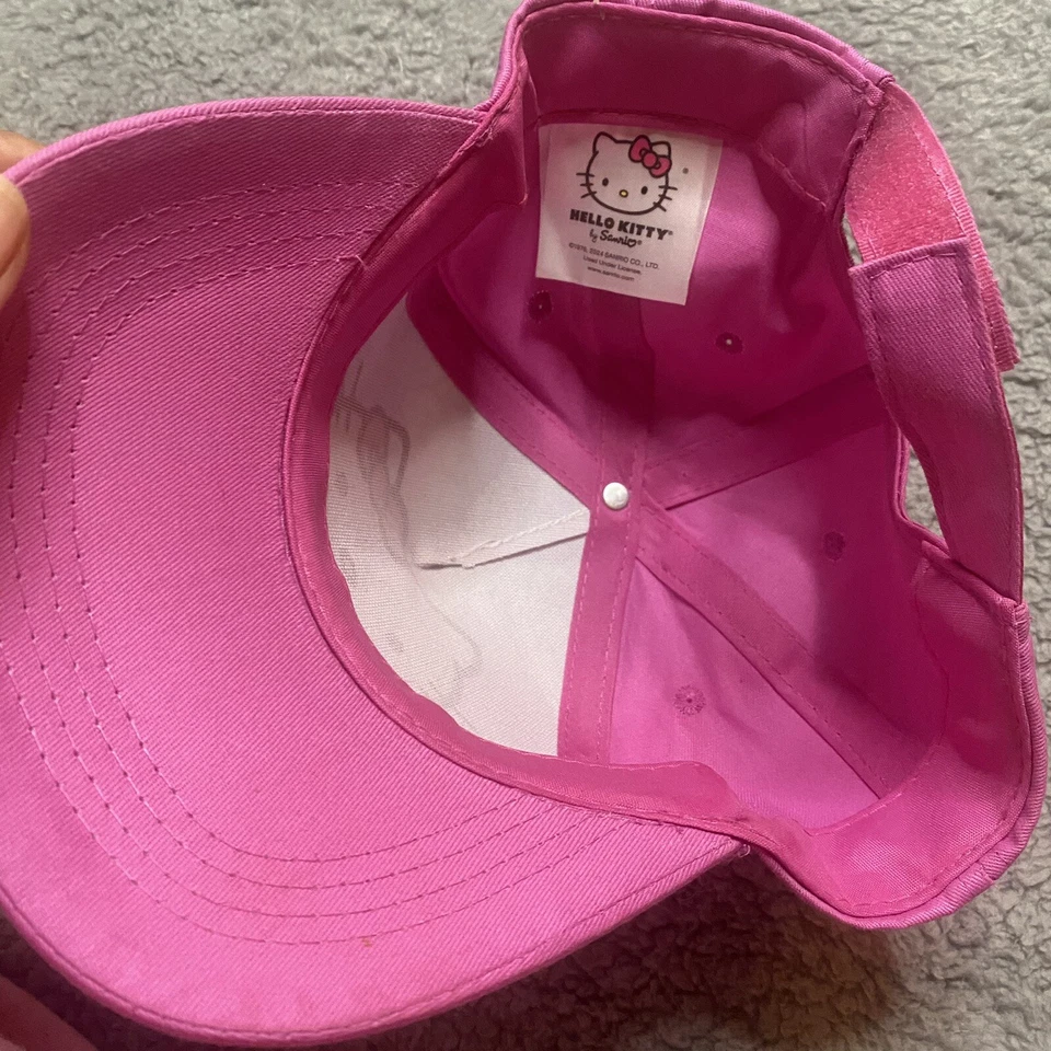 Gorra ajustable Hello Kitty rosa para mujer/niña Foto 4 de 4