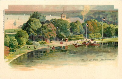 Postcard C-1905 Germany Partie Andor Oberspree undivided GR24-2431