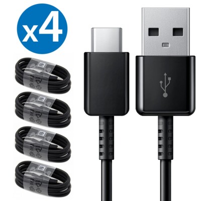 4-Pack For Samsung USB Type C Fast Charging Cable Galaxy S8 S9 S10 Plus Note 8 9