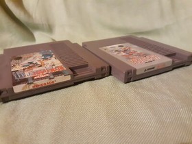 Renegade Game (Nintendo, 1988) & Blades of Steel, NES Konami, Taito, Both Work