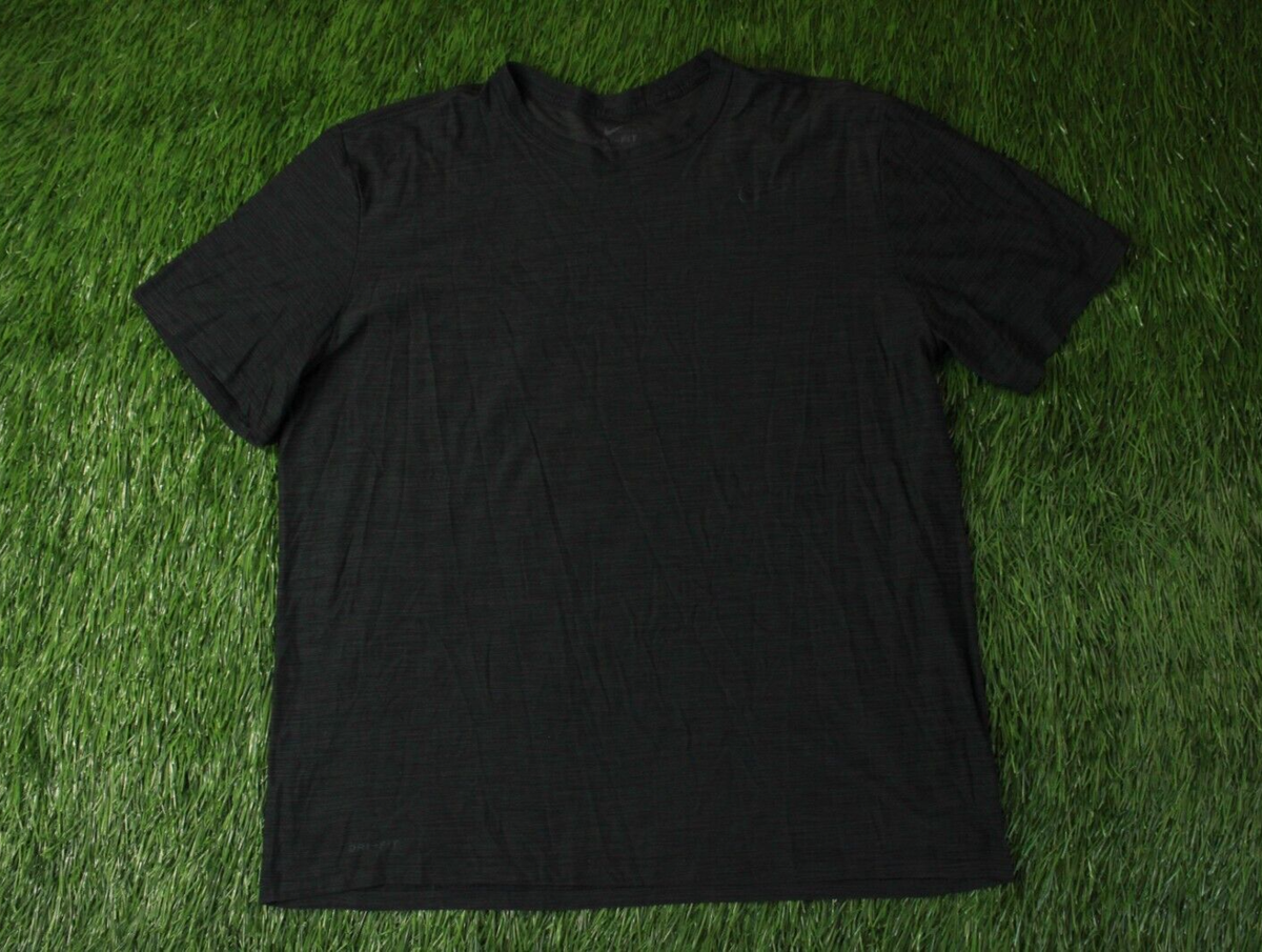 plain black dri fit t shirt
