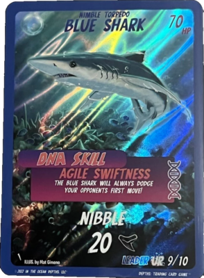 Depths TCG BLUE SHARK UR 9/10 FULL HOLO - NEAR MINT+ | eBay