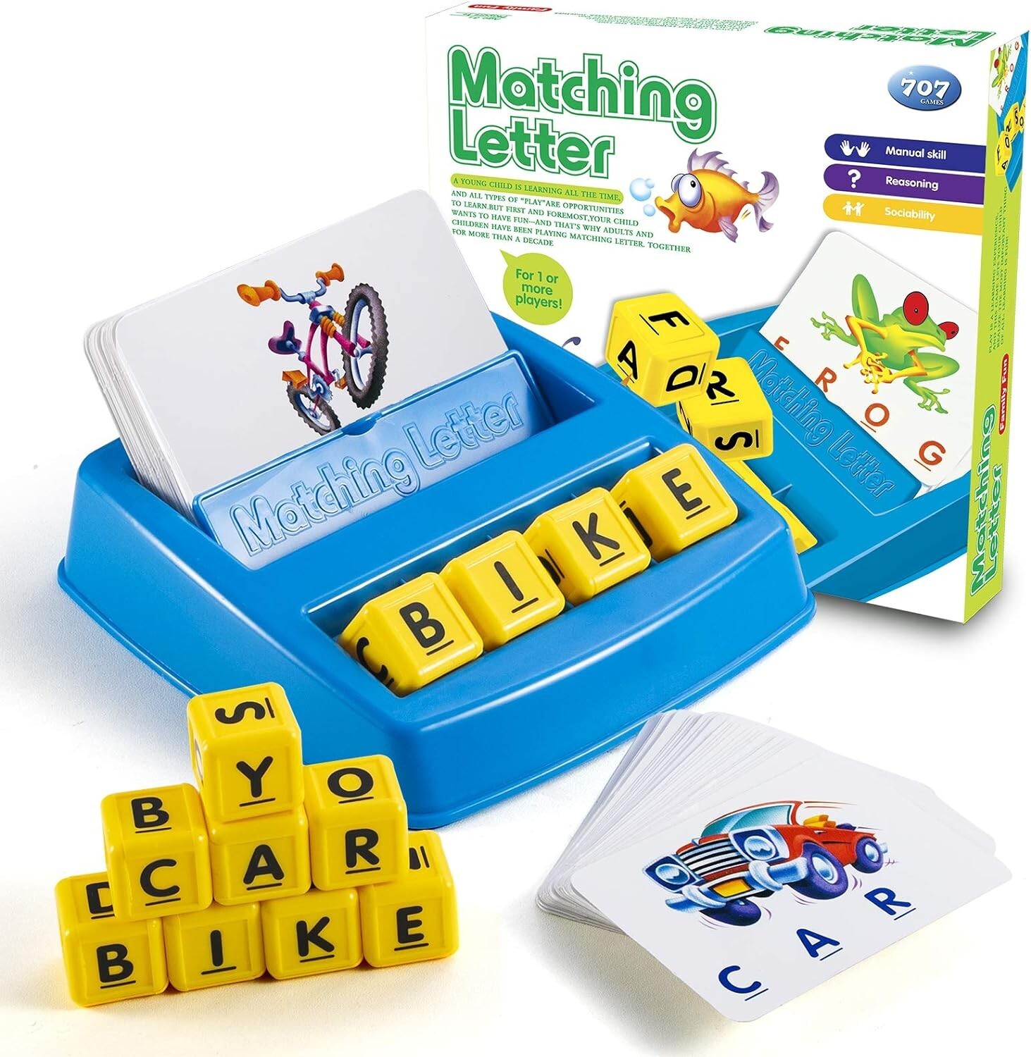 Fun Matching Letter Game for Kids 3-8 - Perfect Easter & Birthday Gift-image