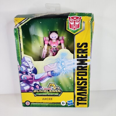 Transformers Bumblebee  Cyberverse Adventures Toys Deluxe Arcee - damaged box