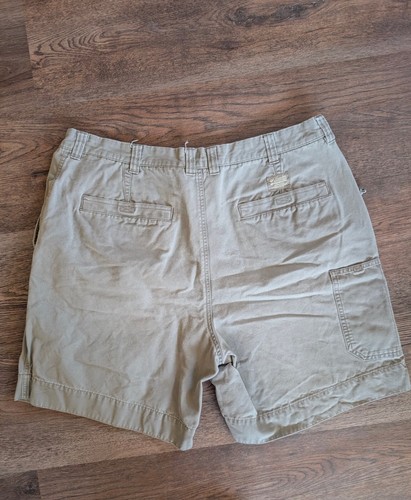 Columbia Golf Shorts Men's 40 Tan Cotton Flat Front Camping Hiking Outdoors - Picture 7 of 18
