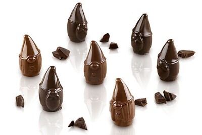 3D Chocolates Mr Mrs Brown Elf Chocolate Christmas Silicone Dessert