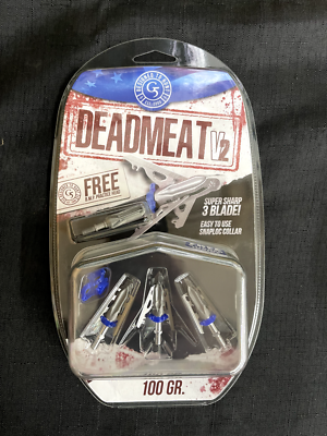 G5 Deadmeat V2 100 Grain 3 Blade Expandable 3 Pack BRAND NEW | eBay