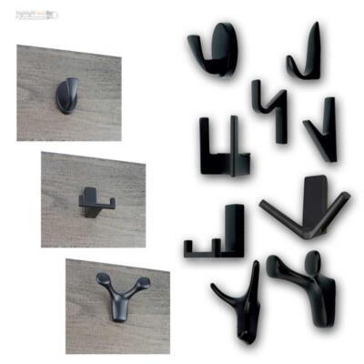 matte Kleiderhaken Top modern, Garderobenhaken Wandhaken mit verdeckter Schraube