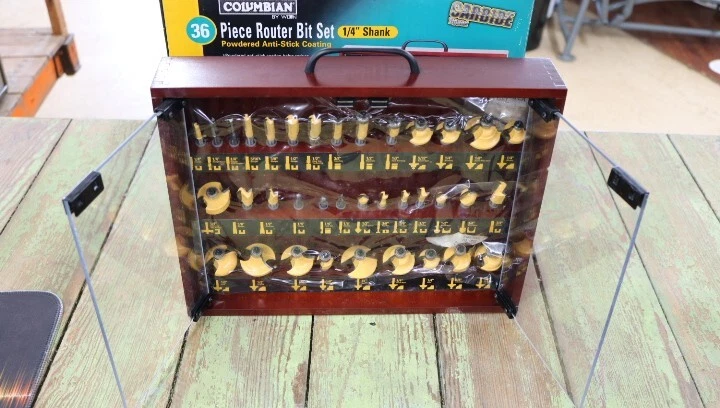 Columbian router bit set deals