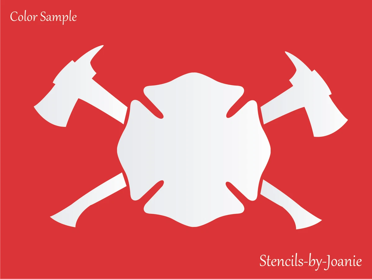 Maltese Cross Stencil