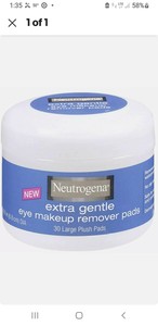 neutrogena eye makeup remover pads