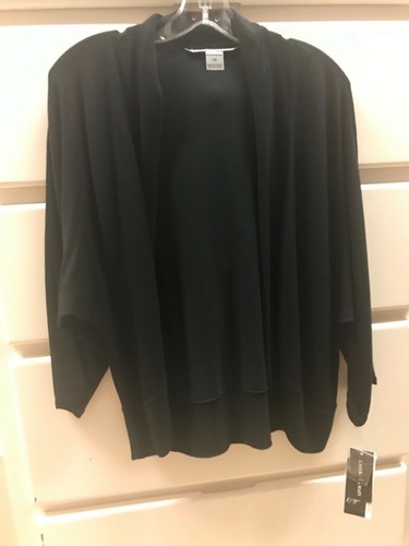NWT Peter nygard ladies sweater 1x black - Picture 2 of 7