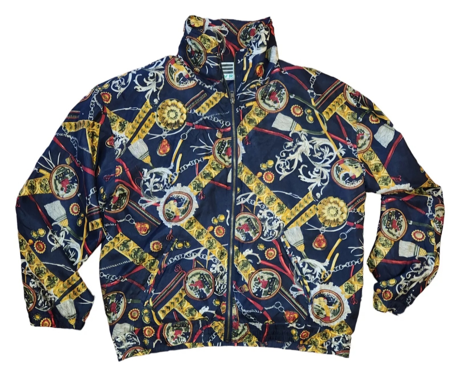 Vintage EVR DIV Rousso Apparel Women’s S Bomber Style Silk Full Zip Jacket Golf
