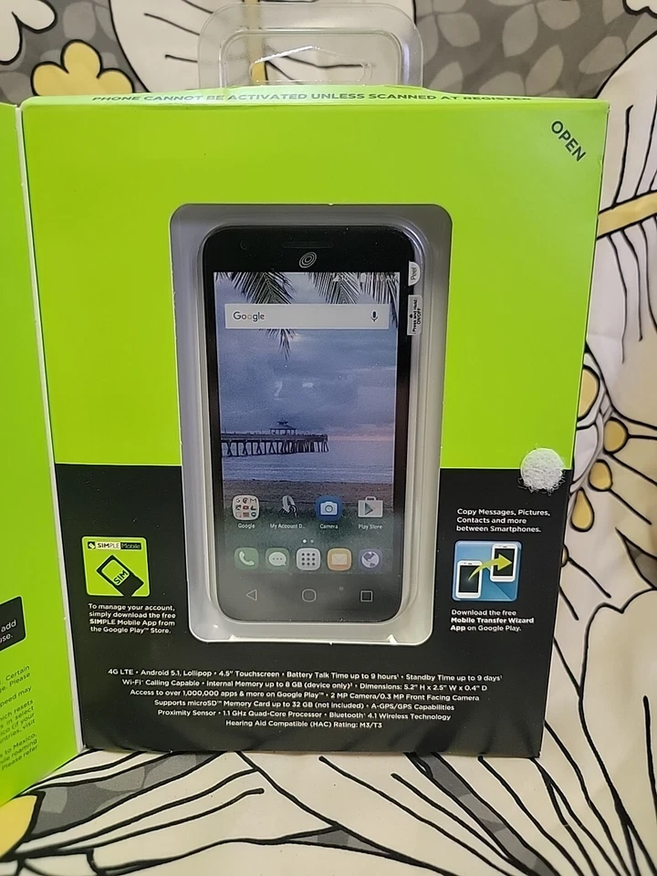 ALCATEL onetouch PIXI Avion LTE for Simple Mobile (Will not Activate) - Image 2 of 4