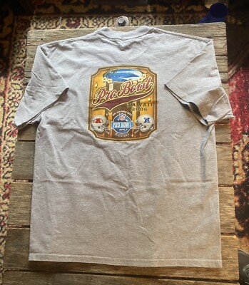 Mens XL 2006 NFL Reebok Pro Bowl T Shirt Aloha Stadium Hawaii All Star Football