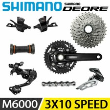 Shimano Deore M6000 3x10 Velocità MTB Gruppo MT500 Guarnitura HG54 Catena Cassetta