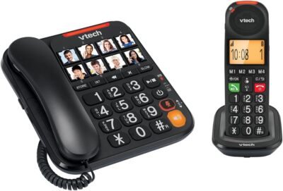 * VTech CL6550 Telefon große Tasten Anrufblock Mobilteil Lautsprecher großes Dis