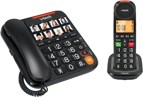 VTech CL6550 Telefon große Tasten Anrufblock Mobilteil Lautsprecher großes Displ