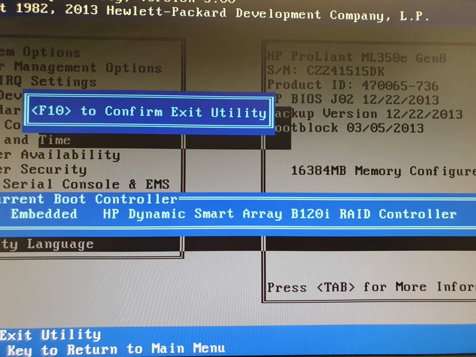 HP ProLiant ML350e Gen8 Xeon E52407 2,2Ghz 16Gb Ram Dps460DB 460W