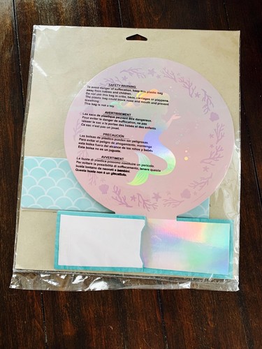 Mermaid Shine Silver Foil Party Tableware and Decorations Centerpiece - Picture 2 of 7