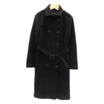 JILL STUART Peacoat P Coat Long Length Double Button Waist