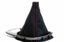 Manual Shift Boot Cover Synthetic Leather For Honda S2000 03-09 Red Stitch