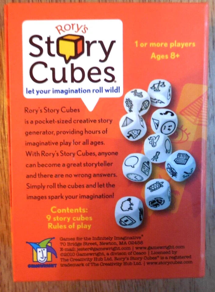 NEW Award-Winning GameWright "Rory's Story Cubes" w 9 Cubes for 1+ Player Age 8+ - Image 3 of 3