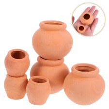 6Pcs Mini Clay Pots Terracotta Succulent Pots Small Planter Succulent Pots UK