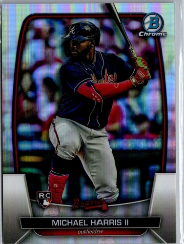 Michael Harris 2023 Bowman Chrome RC #31 Rookie REFRACTOR /499 Braves