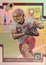 2017 Panini Donruss Optic Football Rookies #115: Jeremy Sprinkle Donruss Optic
