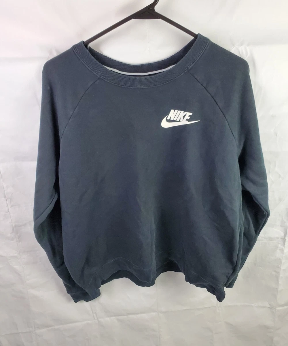 Nike Sweatshirt Logo Black AJ7360-010 Women&#039;s Large | eBay