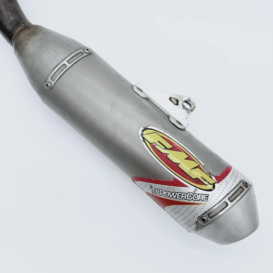 2009 Yamaha YZ450F FMF Ti PowerCore Exhaust Muffler YZ 450 F - Image 2 of 4