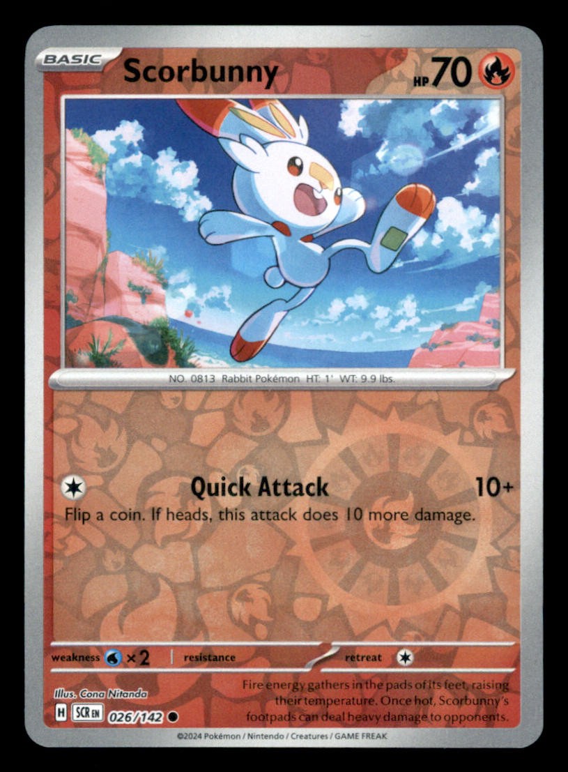 Scorbunny Normal Common ME: Ascended Heroes 036/217 NM