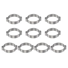 10pcs Double Ear Ties 34-37mm for 304 Stainless Steel Clamp
