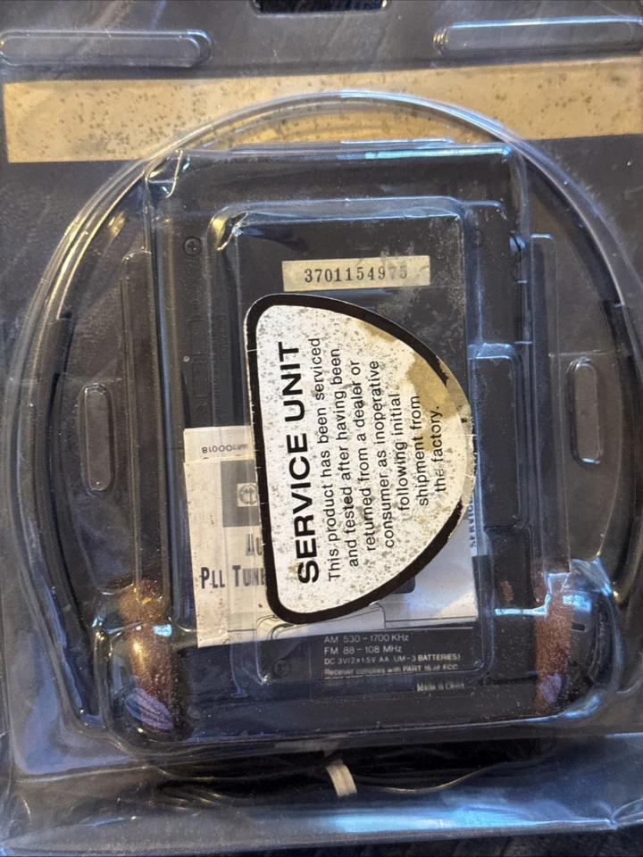 ⭐ Кассетный плеер Koss FM/AM Walkman PP105 с наушниками - обслуживаемый ~ РАБОЧИЙ ⭐ - Изображение 2 из 2