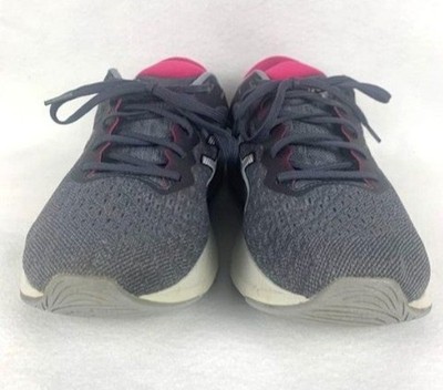 ASICS Gel Pulse 13 Gray Pink Women's Running Shoes Size 10 Leather & Rubber
