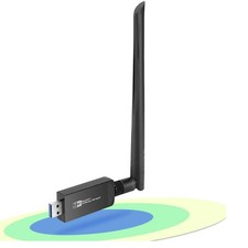 Wireless WiFi Bluetooth Adapter Dongle, USB Network for 1200M