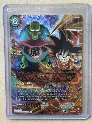 BT29-143 King Piccolo, Evil Fury Goku Concept Rare Dragonball super TCG CR EN
