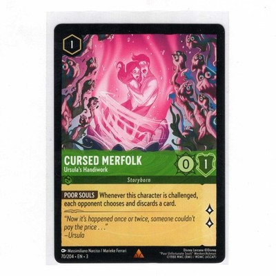 Cursed Merfolk Disney Lorcana Into The Inklands 70/204