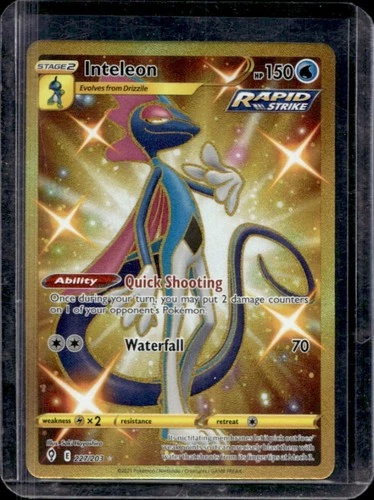 2021 Pokemon SWSH Evolving Skies Inteleon #227/203