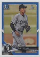 2018 Bowman Draft Chrome Blue Refractor 91/150 Lency Delgado #BDC-37 z6b