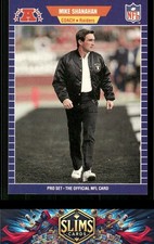 1989 Pro Set Los Angeles Raiders Mike Shanahan #194