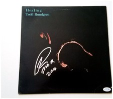 Todd Rundgren Signed Autographed Healing Album LP ACOA