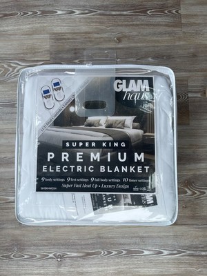 Glamhaus Premium Elektrische Heizdecke Super King Size - NEU UVP 115£