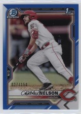2021 Bowman Draft Chrome Blue Refractor 27/150 Matheu Nelson #BDC-103 17tm