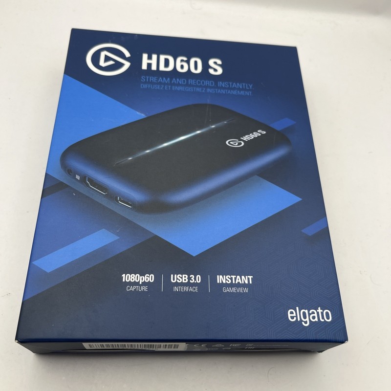 Elgato HD60 S External Game Capture Card Black USB 3 1GC109901004 New Sealed