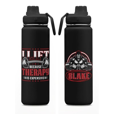 Personalized  Lift Because Therapy Is Expensive  Gym Water Bottle   Gym Tumblers