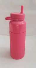 Brumate Rotera Pink 35 Oz Touch Free Straw Insulated Water Bottle