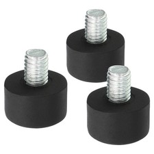 Universal 3/8" x 1.2" Rubber Tripod Feet, 3 Pack Anti-Slip Tripod Replacement