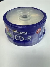 30 CD-R Memorex Music 700MB 80min 52x Multi Speed 30